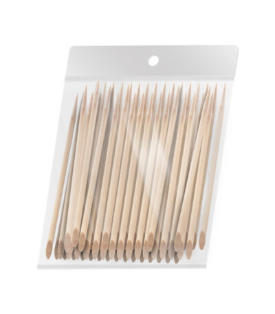 100 pcs. Wooden manicure cuticle sticks 11