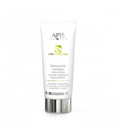 Apis hydro evolution extremely moisturizing gel mask with pear and rhubarb aquaxtrem ™ 200ml