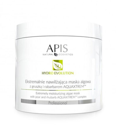 Apis hydro evolution extremely moisturizing algae mask with pear and rhubarb aquaxtrem ™ 250g
