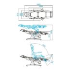 Electric cosmetic chair azzurro 870 3 strong cappuccino - Image 2