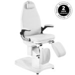 Electro podiatry chair azzurro 709a 3 strong white 2