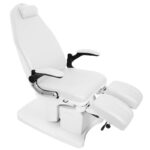 Electro podiatry chair azzurro 709a 3 strong white - Image 2
