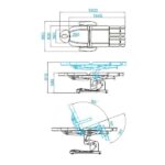 Electric cosmetic chair azzurro 708as pedi 3 strong white - Image 2