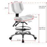Cosmetic stool a-4299 white - Image 2