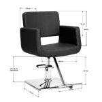 Gabbiano Helsinki hairdressing chair black 3