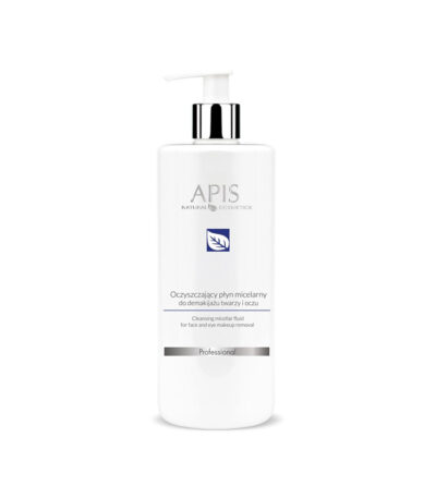 Apis cleansing micellar water for face and eye make-up removal 500ml