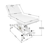 Electric bed for massage azzurro 684 1 strong White 3