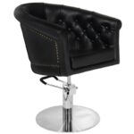 Gabbiano black hairdressing chair