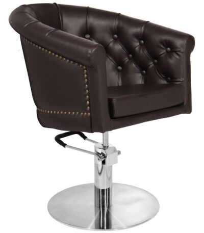Gabbiano london brown hairdressing chair