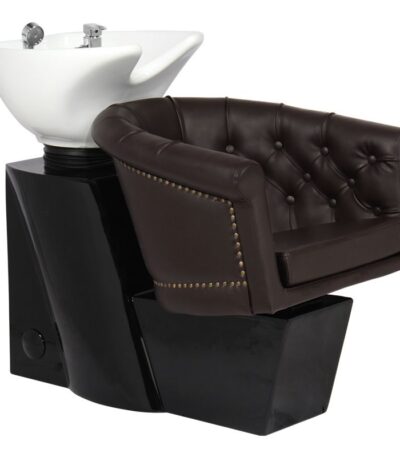 Gabbiano hairdressing wash unit London brown