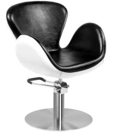 Gabbiano hairdressing chair Amsterdam black and white