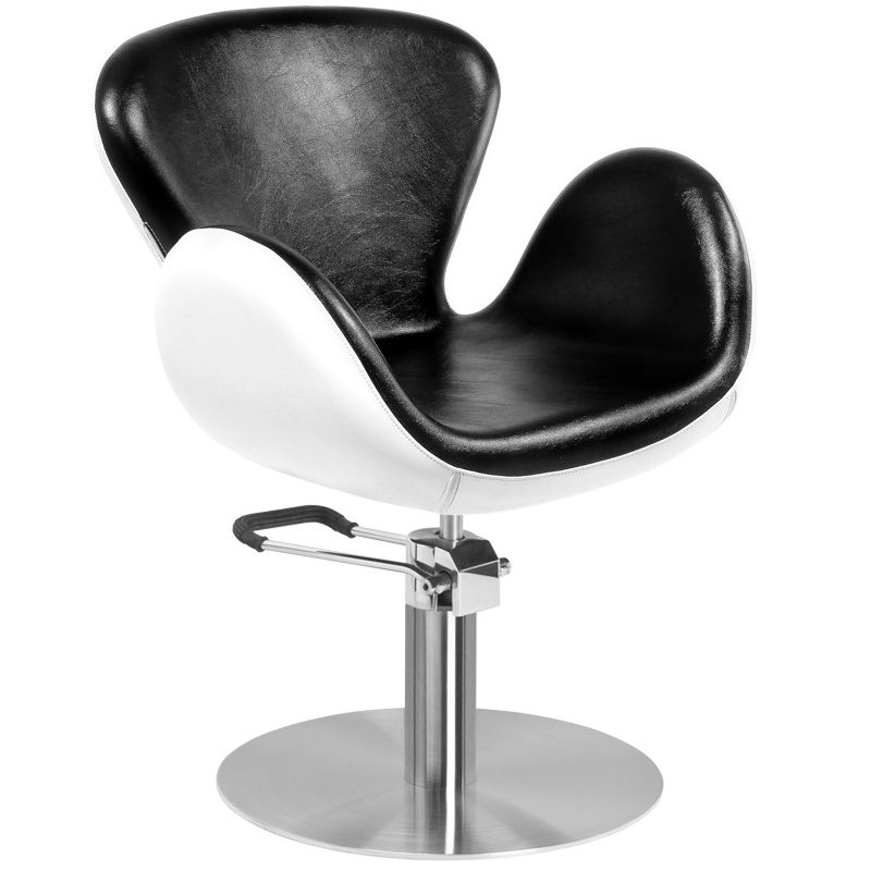Gabbiano hairdressing chair Amsterdam black and white Gabbiano hairdressing chair Amsterdam black and white