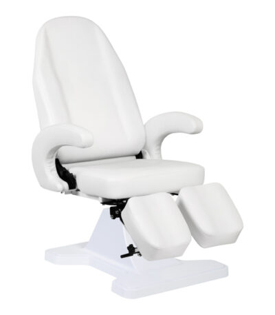 112 hydraulic podiatry chair white