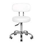 Cosmetic stool for pedicure a-007 white - Image 2