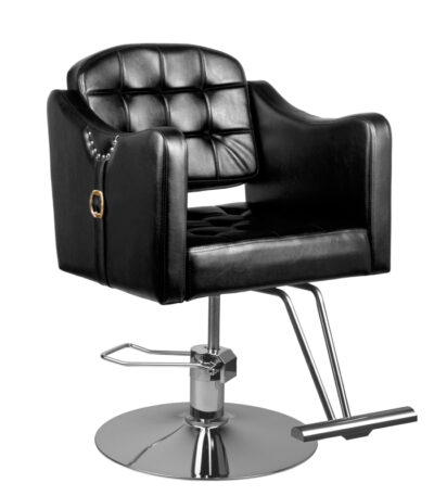 Hair system hairdressing chair 0-90 black