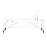 3-section aluminum comfort massage table, white - Image 3