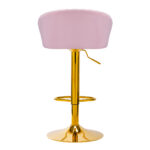 4Rico Bar Hocker QS-B16G pink velvet - Image 4