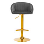 4Rico Bar Hocker QS-B16G velvet gray 1