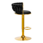 4Rico Bar Hocker QS-B313a black velvet - Image 2