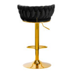 4Rico Bar Hocker QS-B313a black velvet - Image 4
