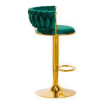 4Rico Bar Hocker QS-B313a green velvet - Image 2