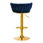 4Rico Bar Hocker QS-B313a navy velvet - Image 4
