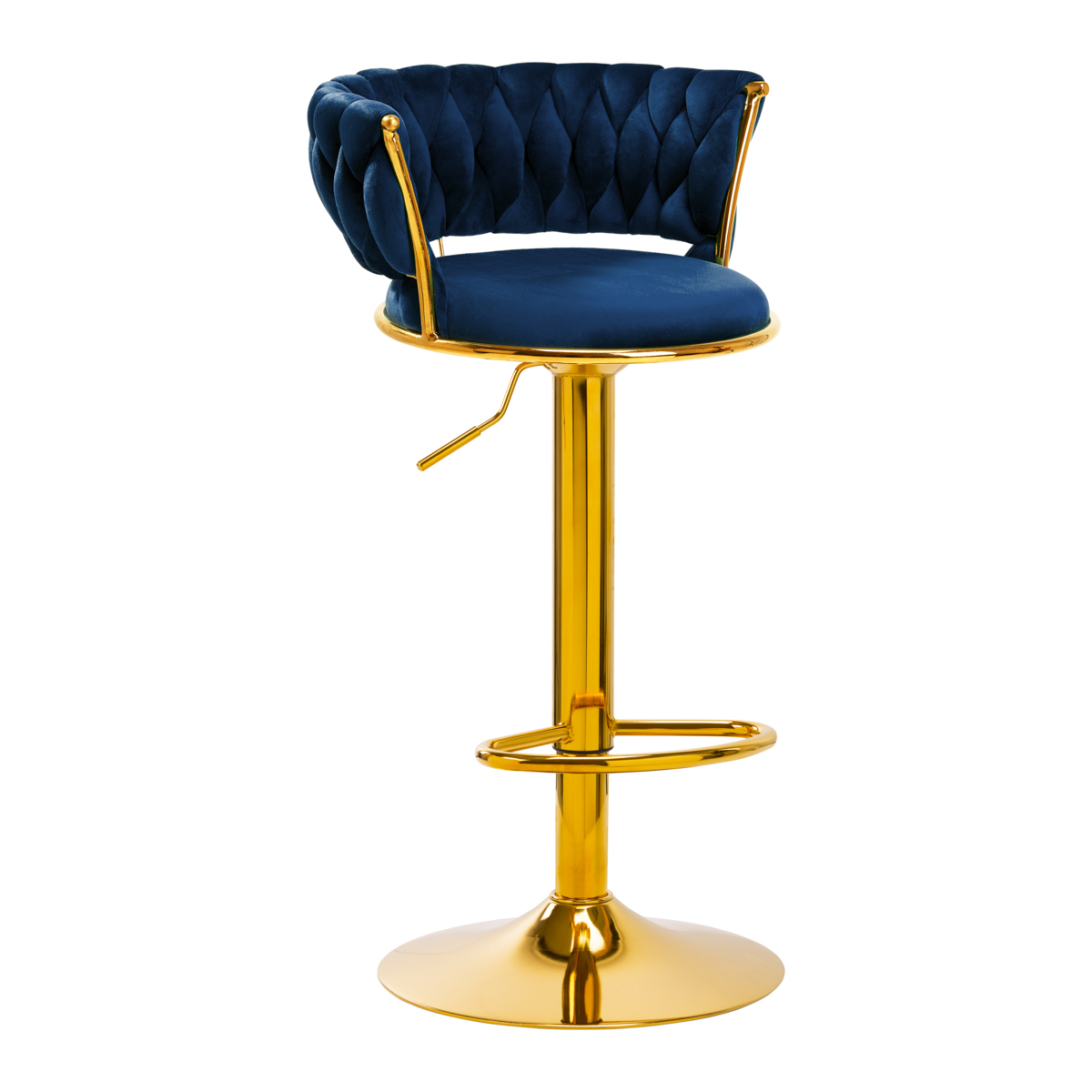 4Rico Bar Hocker QS-B313a navy velvet 4Rico Bar Hocker QS-B313a navy velvet