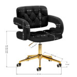 4Rico Chair QS-OF213G black - Image 10