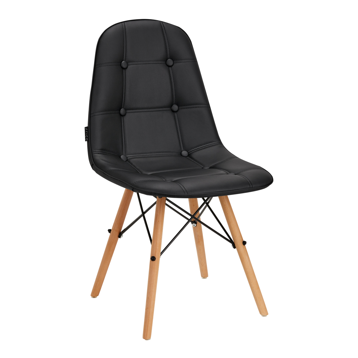 4Rico Cosmetic chair QS-185 black 4Rico Cosmetic chair QS-185 black