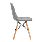 4Rico Cosmetic chair QS-185 gray - Image 2