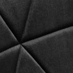 4Rico Cosmetic chair QS-186 black velvet - Image 6