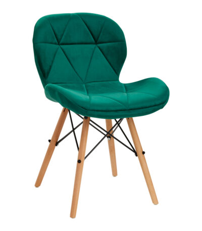 4Rico Cosmetic chair QS-186 green velvet
