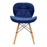 4Rico Cosmetic chair QS-186 navy velvet 1