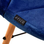 4Rico Cosmetic chair QS-186 navy velvet 3