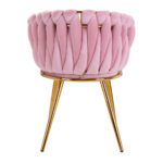 4Rico chair QS-GW06G pink - Image 4