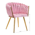4Rico chair QS-GW06G pink 4