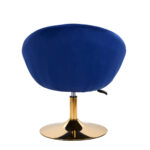 4Rico swivel chair QS-BL12G navy blue - Image 4