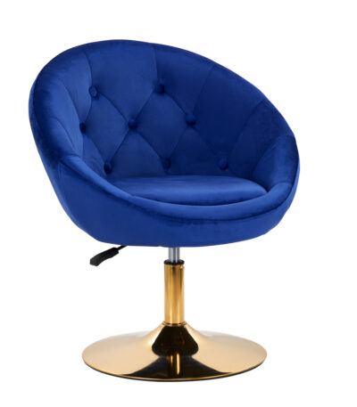 4Rico swivel chair QS-BL12G navy blue
