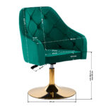 4Rico swivel chair QS-BL14G green 4