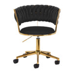 4Rico swivel chair QS-GW01G black - Image 2