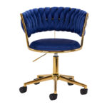 4Rico swivel chair QS-GW01G navy blue - Image 2