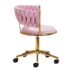 4Rico swivel chair QS-GW01G pink 1