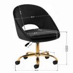 4Rico swivel chair QS-MF18G black - Image 8
