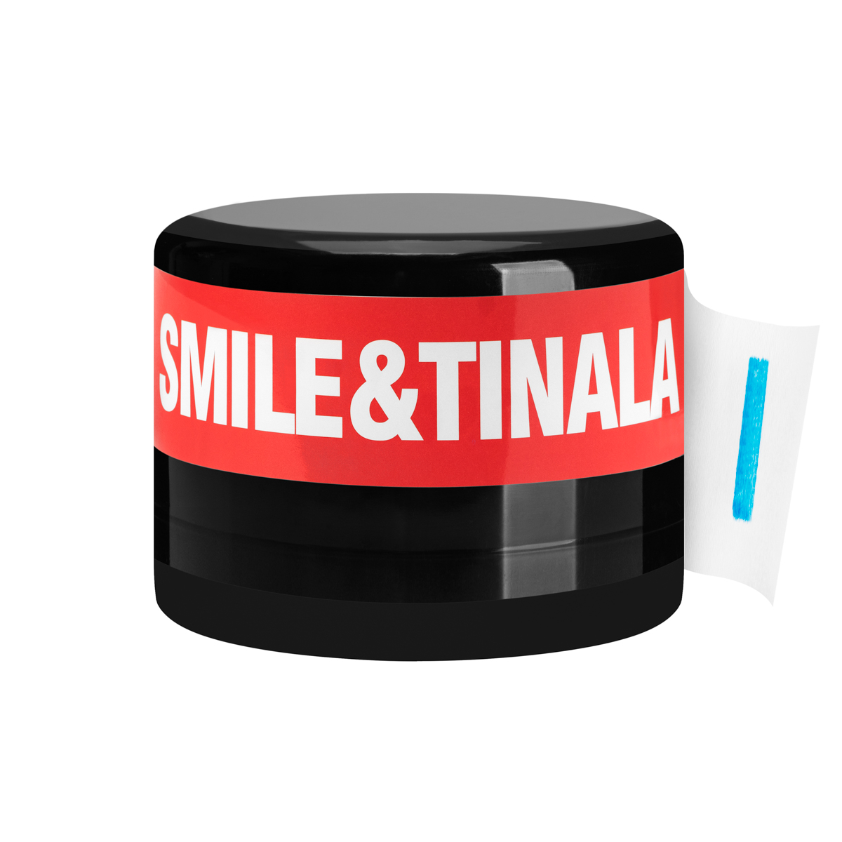 A box for a barber's paper collar - black A box for a barber's paper collar - black