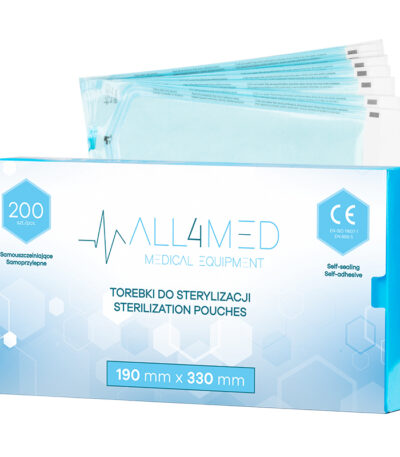 All4med Autoclavable bags 190mm x 330mm 200pcs