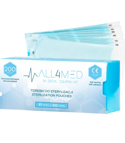 All4med Autoclavable bags 57mm x 100mm 200pcs