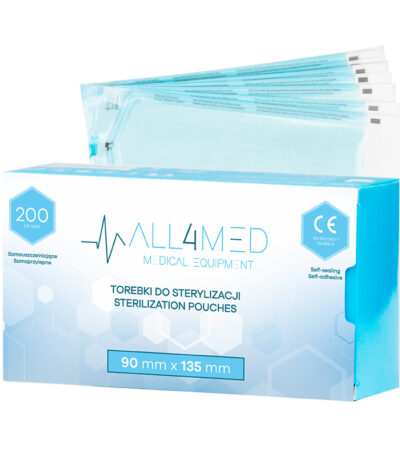 All4med Autoclavable bags 90mm x 135mm 200pcs