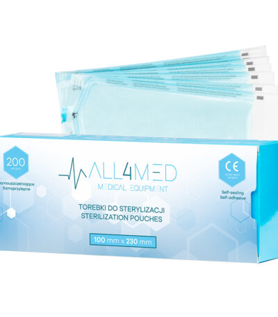 All4med autoclavable bags 100mm x 230mm 200pcs