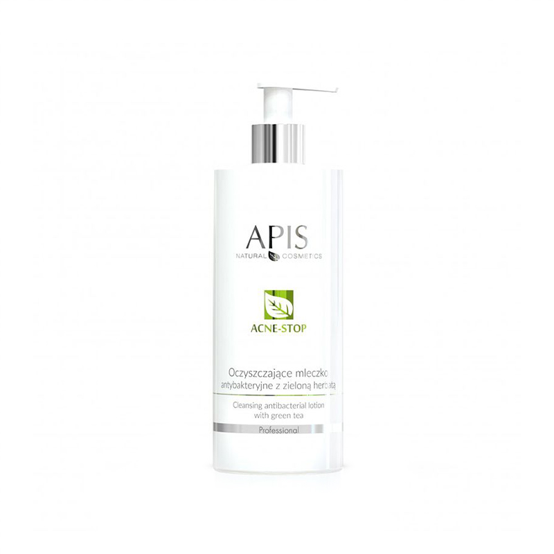 Apis acne-stop antibacterial cleansing milk. with green tea 500ml Apis acne-stop antibacterial cleansing milk. with green tea 500ml