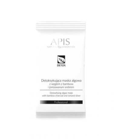 Apis detox detoxifying algae mask with bamboo charcoal and ionized silver 20g
